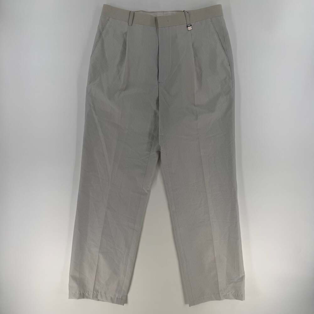 0777 Harver Men's Pinstripe Pleated Trousers Style HD21PA09